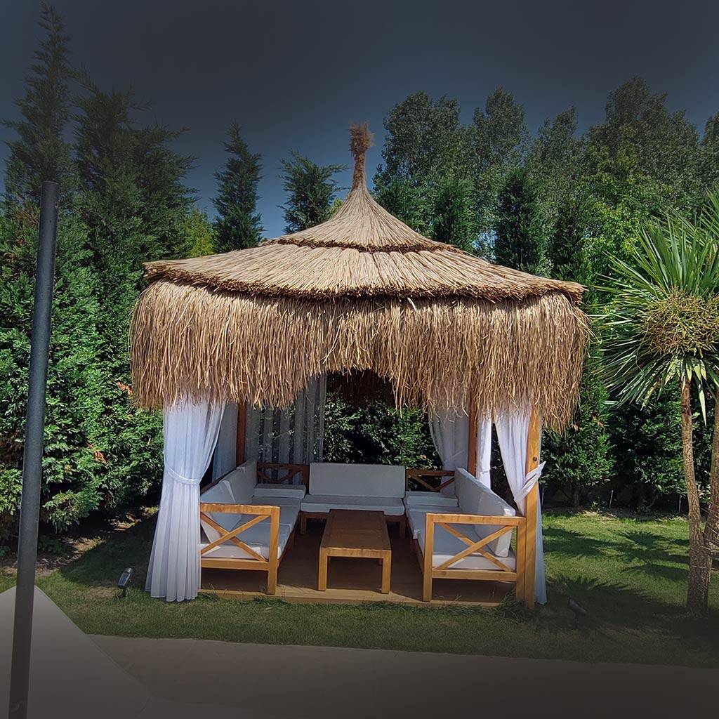 Çin Otu Hasır Kamelya ile Egzotik ve Saçaklı Tasarımlar