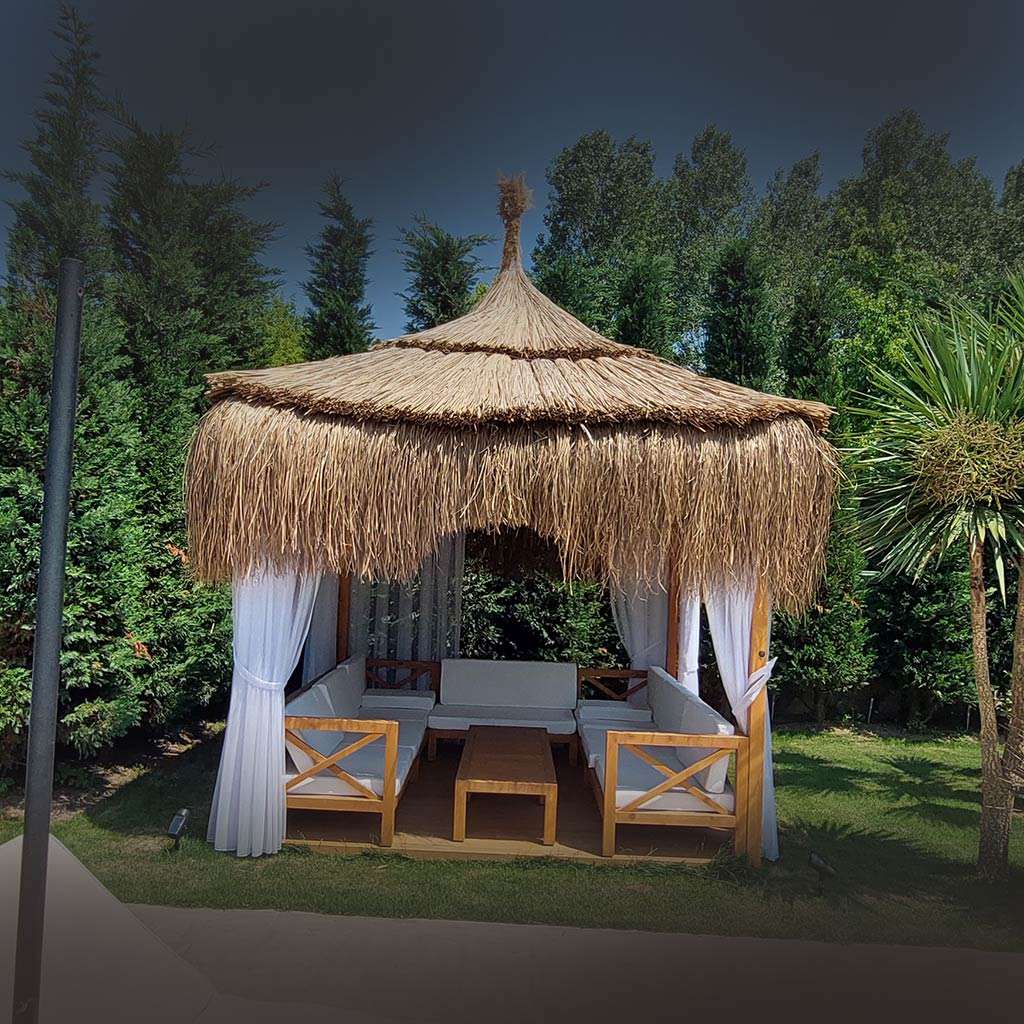 Çin Otu Hasır Kamelya ile Egzotik ve Saçaklı Tasarımlar